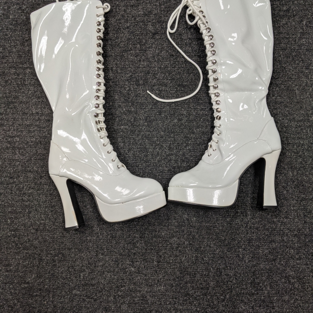 Knee High Lace Up Boots